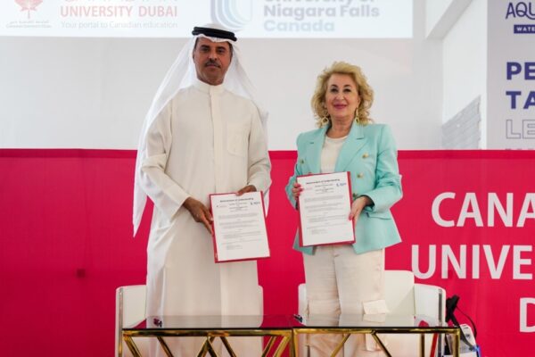 اتفاقية شراكة بين الجامعة الكندية دبي ومؤسسة أنظمة الجامعات العالمية في كندا